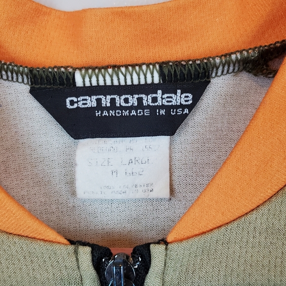 Cannondale Dirt Camp Cycling Jersey Shirt 1/4 Zip L Mens Athletic Racing USA - Picture 3 of 10
